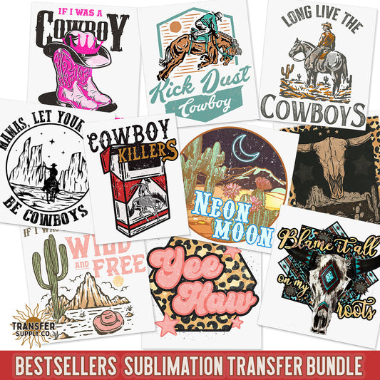 Bestsellers Transfer Bundle, Ready To Press Sublimation Transfers, Ready To Press Transfers,Sublimation Prints, Sublimation Transfers