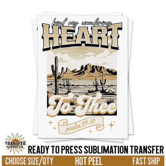 Psalm 119:10 Sublimation Transfer, Religious Trendy Ready To Press Sublimation Transfers, Sublimation Prints, Sublimation Transfer