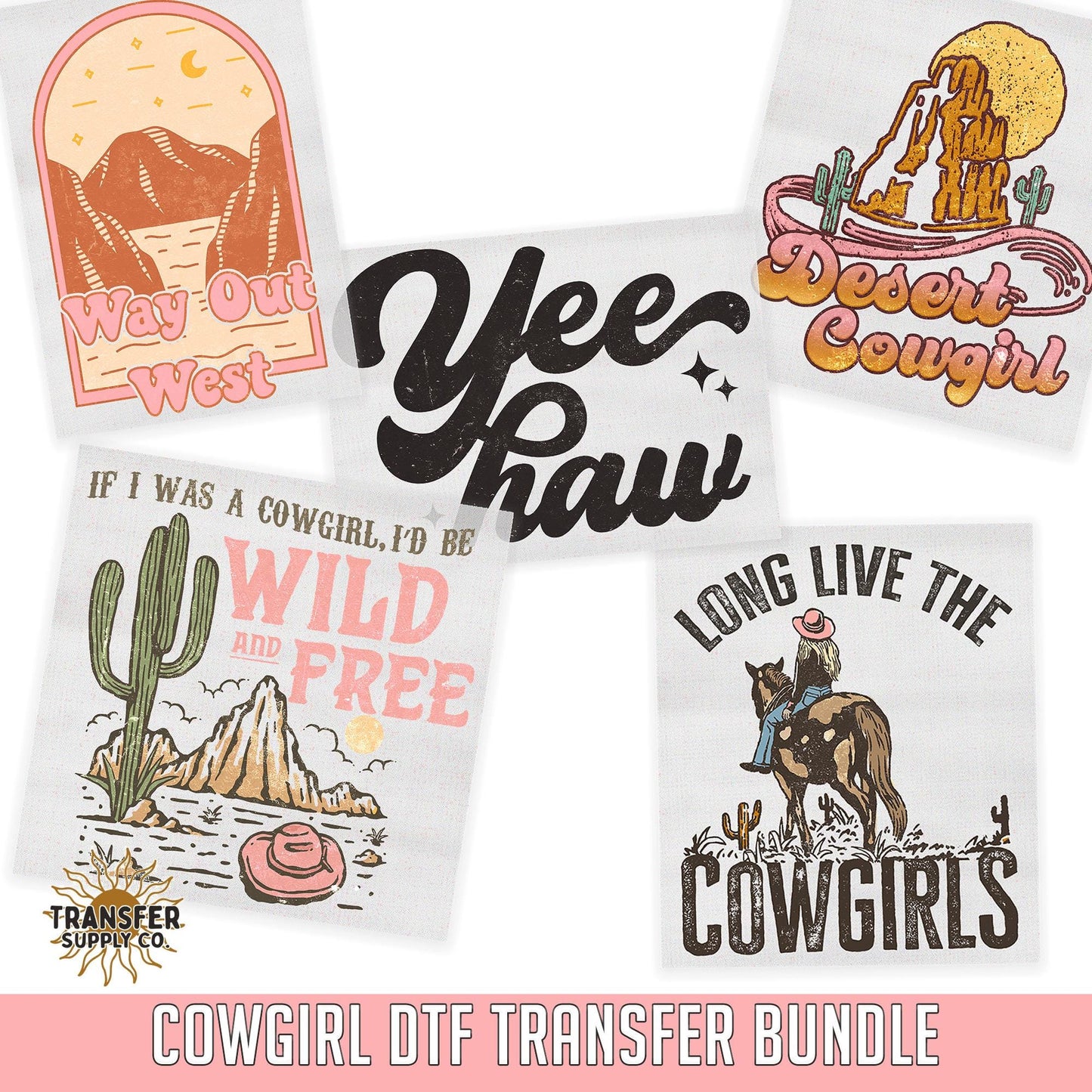 Cowgirl Bestsellers DTF Bundle, Ready To Press DTF Transfers, Ready To Press Transfers, DTF Prints, Dtf Transfers, Western Dtf Transfers