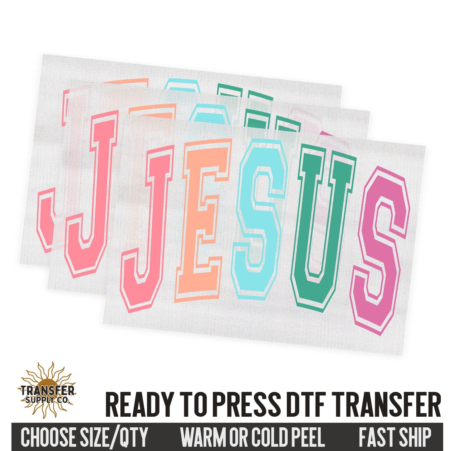 Jesus Dtf Transfer, Retro Style Dtf Transfer, Religious Ready To Press DTF Transfers, Ready To Press DTF Film Transfer, DTF Transfer