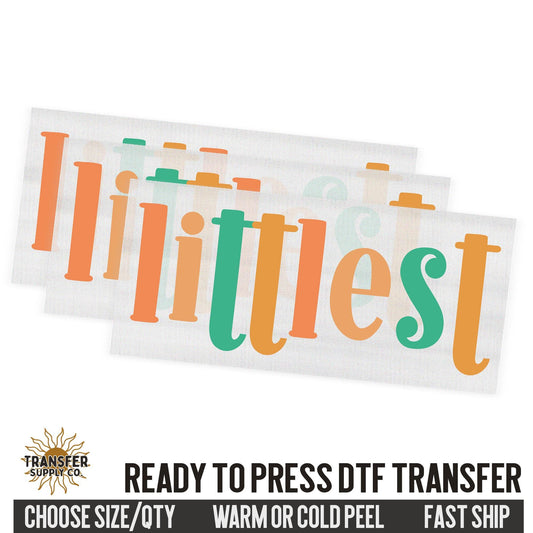 Littlest Sibling, Family Ready To Press DTF Transfer, Dtf Transfer Print, Printed Dtf Transfer, Transfer Ready To Press