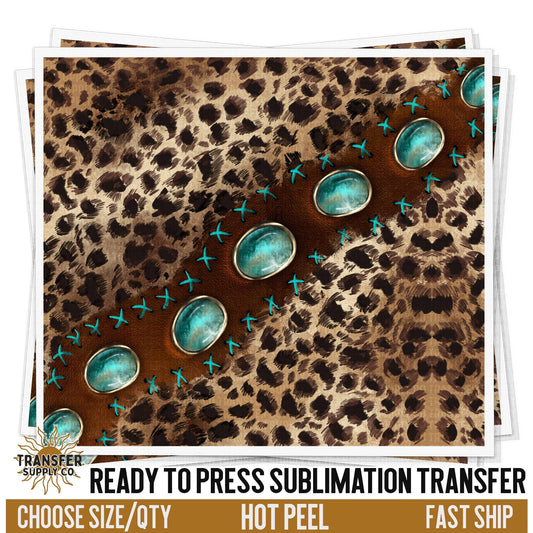 Western Animal Print Sublimation Transfer | Sublimation Tumbler Wraps, Sublimation Tumbler Transfers, Ready to Press Sublimation Transfers