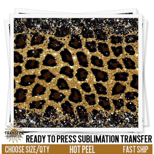 Animal Print Tumbler Sublimation Sheet | Sublimation Tumbler Wraps, Sublimation Tumbler Transfers, Ready to Press Sublimation Transfers