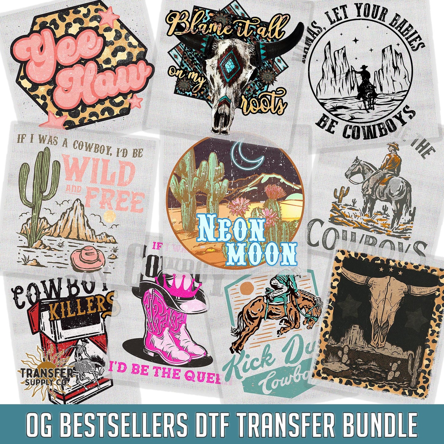 OG Western Bestsellers DTF Bundle, Ready To Press Dtf Transfers, Ready To Press Transfers, DTF Prints, Dtf Transfers, Western Dtf Transfers