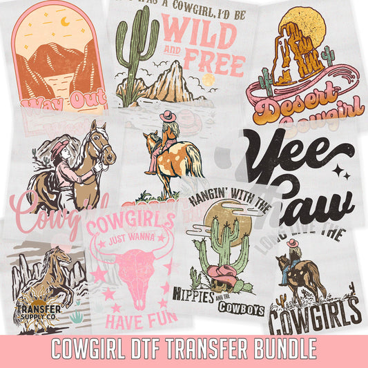 Cowgirl Bestsellers DTF Bundle, Ready To Press DTF Transfers, Ready To Press Transfers, DTF Prints, Dtf Transfers, Western Dtf Transfers