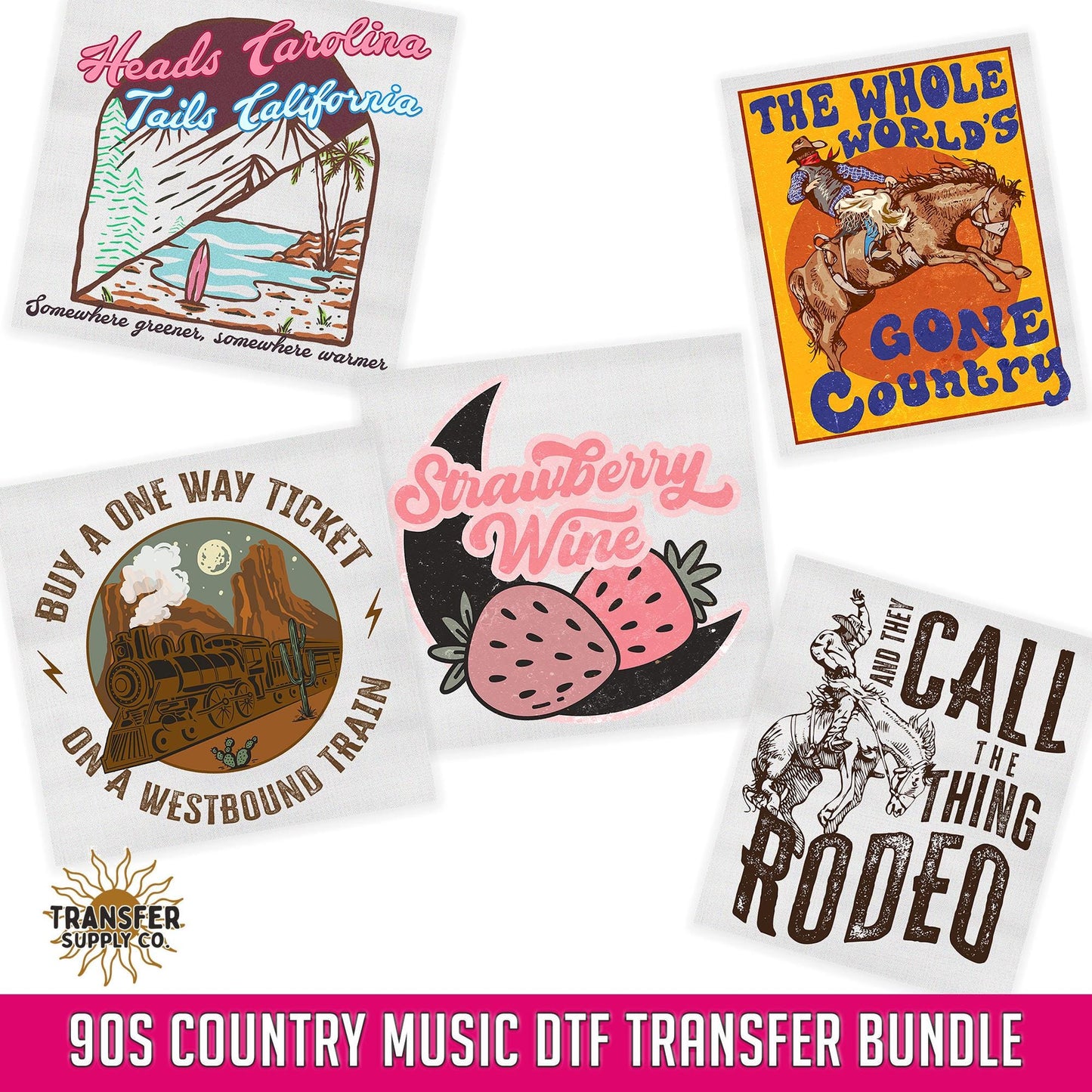 90s Country Music, Western Bestsellers DTF Bundle, Ready To Press Dtf Transfers, Ready To Press Transfers, DTF Prints, Dtf Transfers