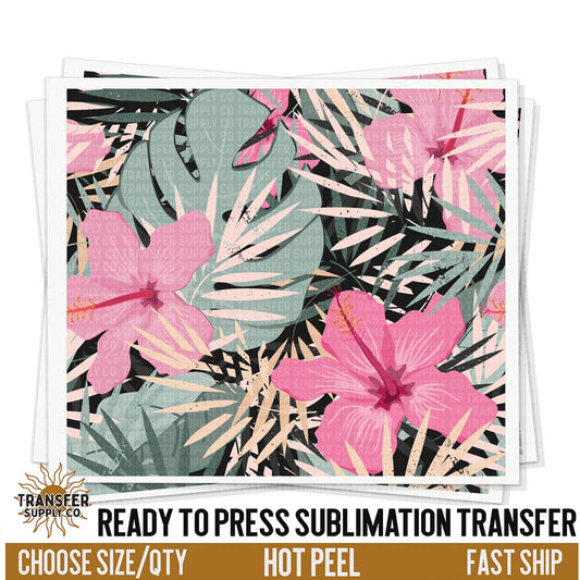 Flowers Sublimation Tumbler Wrap | Sublimation Tumbler Wraps, Sublimation Tumbler Transfers, Ready to Press Sublimation Transfer